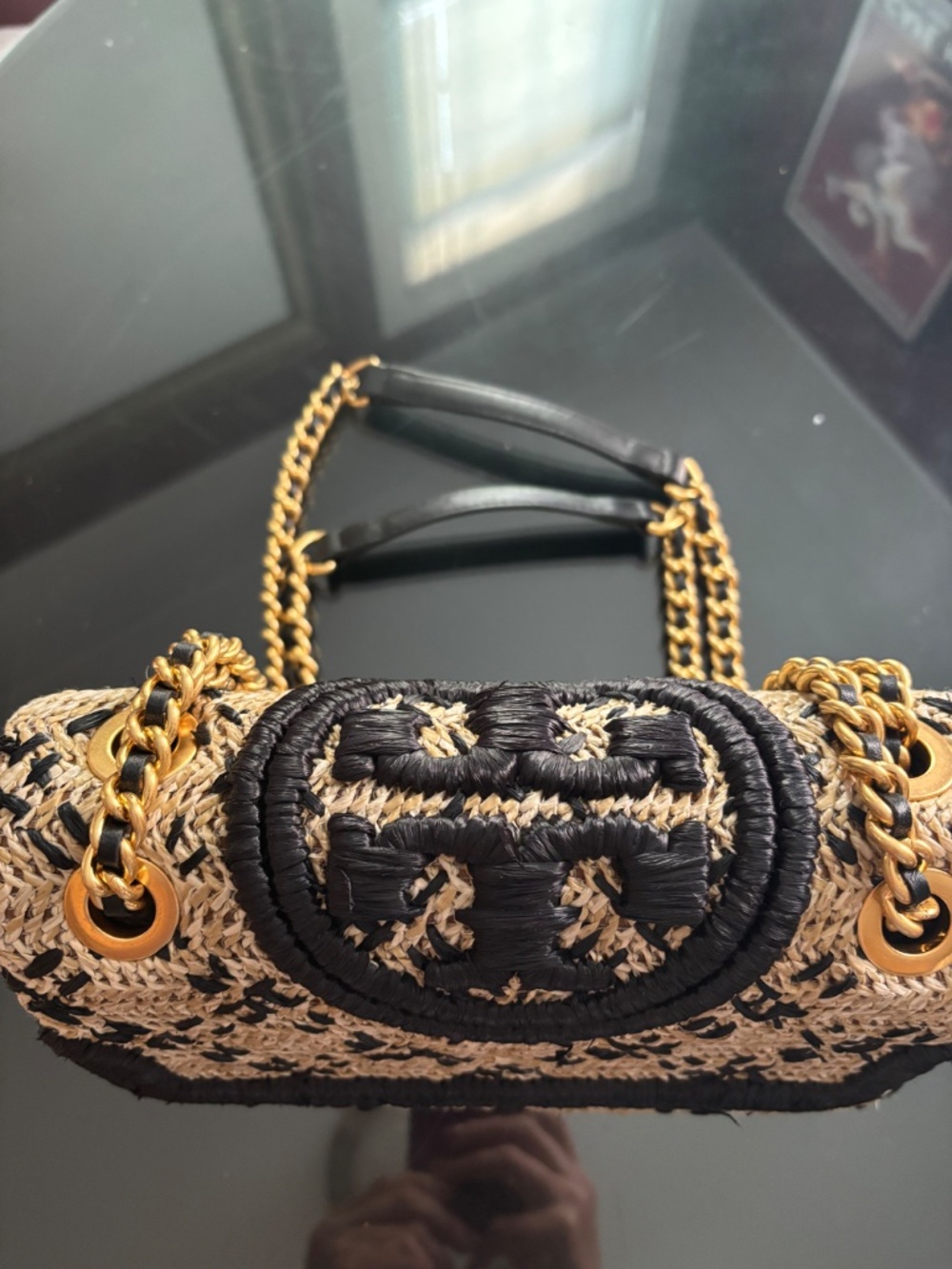 Tory Burch Fleming Bamboo Shoulder Bag - Picture 2 of 5